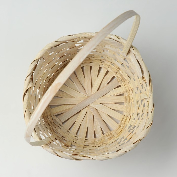 Набор корзин, 19х7,5х9,5/31 см, 22х9х11/34 см, 24х9х11,5/35 см, 3 шт, жёлтые, бамбук