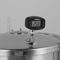 Коптильня домашняя &laquo;Аромат&raquo;, для горячего копчения, 14 л, термометр МИКС, нержавеющая сталь