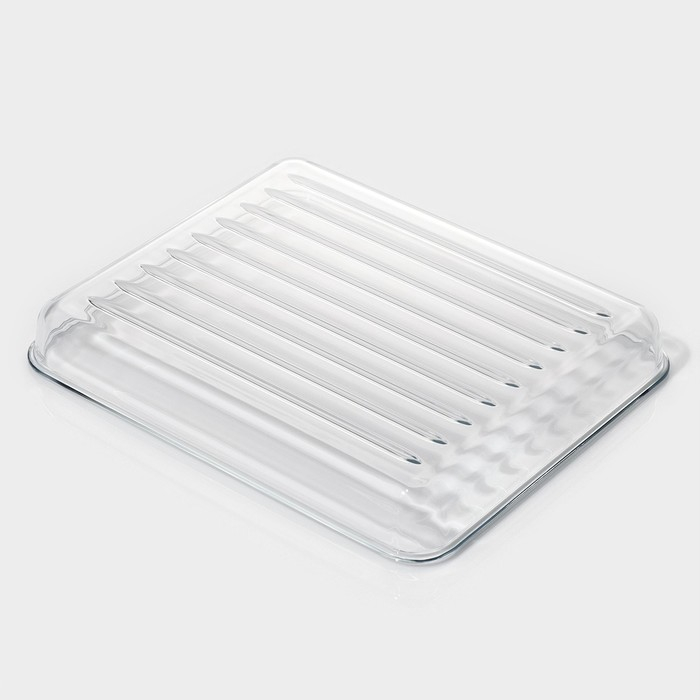 Форма для запекания и выпечки из жаропрочного стекла прямоугольная Доляна, 3 л, 34,5&times;28,5&times;4,6 см