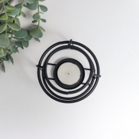 Подсвечник металл на 1 свечу "Лофт. Бутыль" чёрный 18,5х9х9 см Подсвечник металл на 1 свечу "Лофт. Бутыль" чёрный 18,5х9х9 см