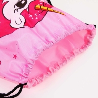 Мешок для обуви на шнурке, цвет розовый Мешок для обуви на шнурке, цвет розовый