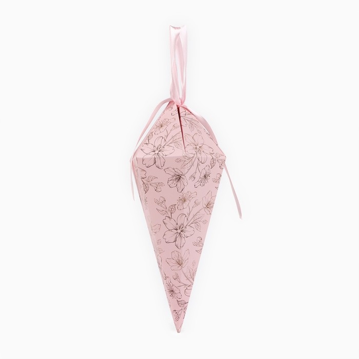 Переноска - шестиугольник для цветов &laquo;Цветочная композиция&raquo;, розовая, 15 х 35 х 15 см