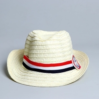 Панама соломенная детская для мальчика &laquo;Якорь&raquo;, р-р 52-54