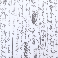 Бумага парафинированная жиростойкая "Рукопись", 0,38х10 м