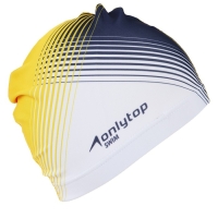 Шапочка для плавания взрослая ONLYTOP &laquo;Орнамент&raquo;, тканевая, обхват 54-60 см