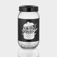 Банка стеклянная для сыпучих продуктов &laquo;Кухня&raquo;, 1 л