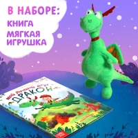 Набор 2 в 1 &laquo;Мой друг дракон&raquo;: книга в твёрдом переплёте 48 стр., мягкая игрушка