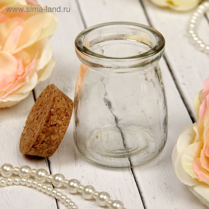 Основа для творчества и декорирования &laquo;Бутылочка&raquo;, с пробкой, 110 мл