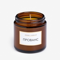 Свеча в банке ароматическая "Прованс", 6,2х6,2х6,5 см, 9 часов