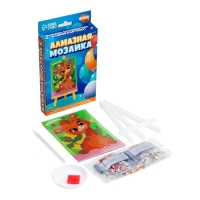 Алмазная мозаика с частичным заполнением на подставке для детей &laquo;Улыбнись&raquo;, 10 х 15 см