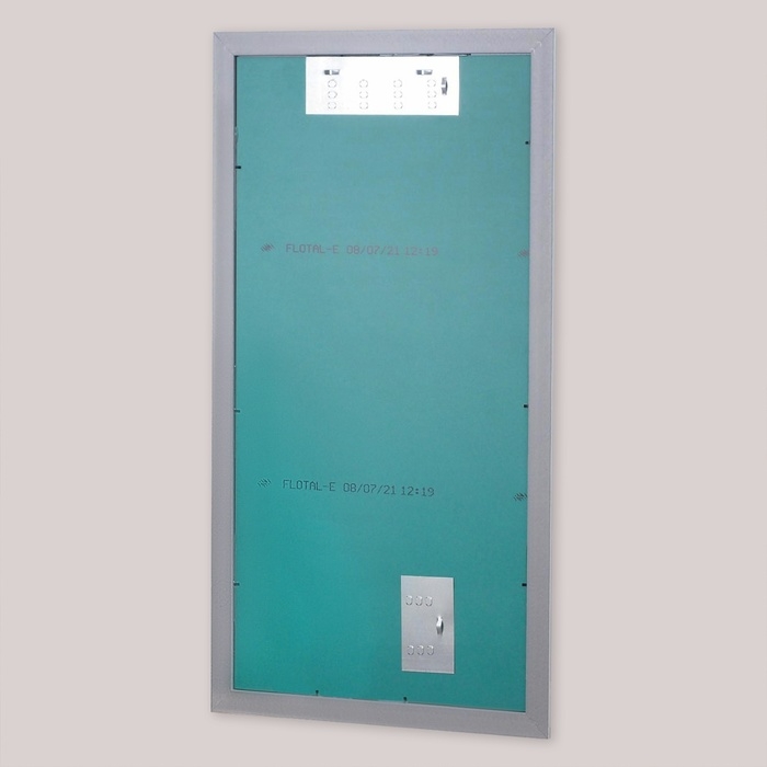 Зеркало настенное &laquo;Медальон&raquo;, белое, 60&times;110 cм, рама пластик, 43 мм