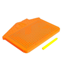 Планшет обучающий &laquo;Магнитное рисование&raquo;, цвет оранжевый, 375 отверстий