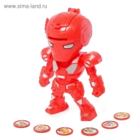 Робот «Стрелок» стреляет дисками, цвета МИКС Робот «Стрелок» стреляет дисками, цвета МИКС