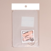 Палитра для смешивания косметики, 10 × 15 см, с отверстием, цвет прозрачный матовый Палитра для смешивания косметики, 10 × 15 см, с отверстием, цвет прозрачный матовый