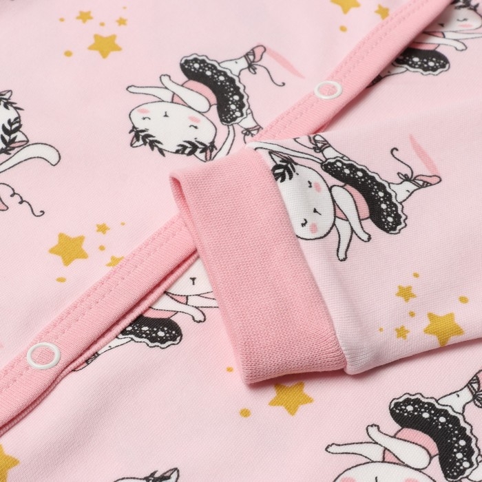 Комбинезон детский, цвет розовый/котята, рост 86 см