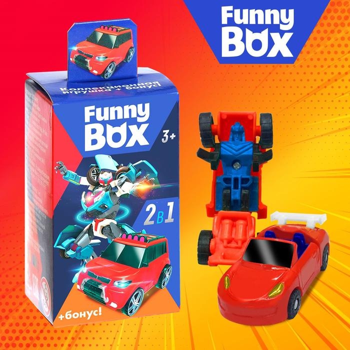 Набор для детей Funny Box «Трансформеры» Набор: карточка, фигурка, лист наклеек, МИКС Набор для детей Funny Box «Трансформеры» Набор: карточка, фигурка, лист наклеек, МИКС
