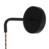 Бра 2612/1BK E27 40Вт черный 20,5х13-40 см