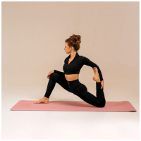 Коврик для йоги Sangh, 183х61х0,6 см, цвет розовый