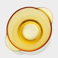 Сервиз столовый &laquo;Дымка&raquo;, 6 предметов: 2 бульонницы 450 мл, 2 тарелки 500 мл, 2 тарелки d=23см, цвет жёлтый