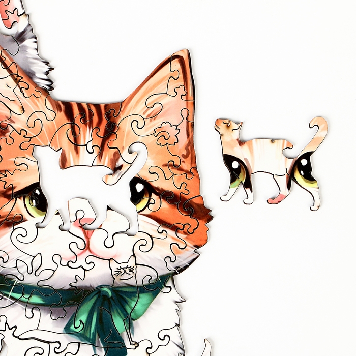 Пазлы деревянные фигурные «Котята», 146 элементов Пазлы деревянные фигурные «Котята», 146 элементов