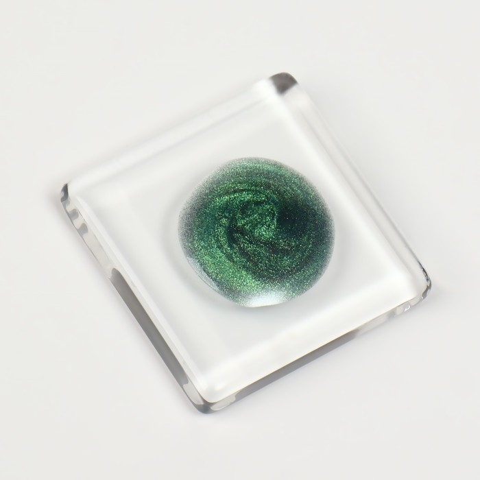 Гель-лак для ногтей, &laquo;CAT`S EYE&raquo;, 3-х фазный, 8мл, LED/UV, цвет хамелеон/зелёный (05)