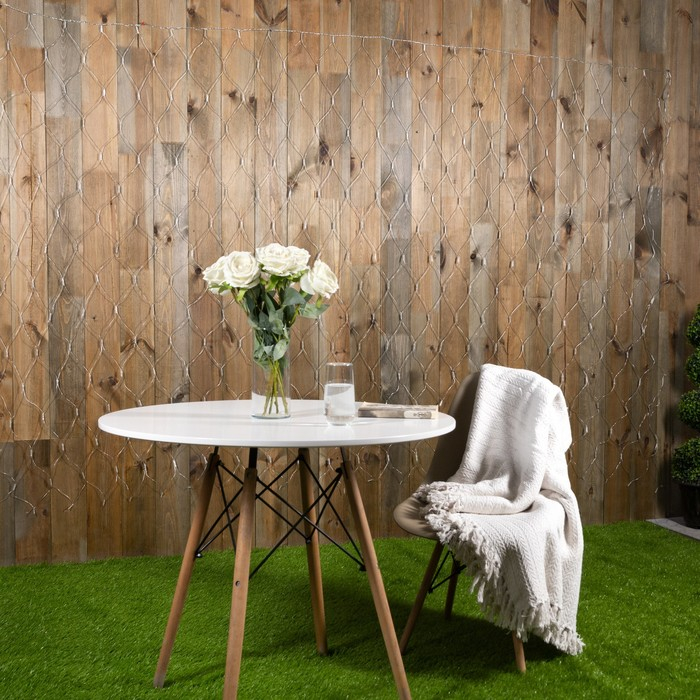 Гирлянда «Сеть» 2 × 3 м, IP44, УМС, прозрачная нить, 384 LED, свечение белое, 220 В Гирлянда «Сеть» 2 × 3 м, IP44, УМС, прозрачная нить, 384 LED, свечение белое, 220 В