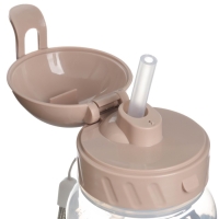 Поильник-непроливайка с трубочкой,от 9 мес., 270 мл., &laquo;Леопард&raquo;, M&B