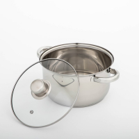 Кастрюля с крышкой из нержавеющей стали Доляна «Классика», 3 л, d=20 см Кастрюля с крышкой из нержавеющей стали Доляна «Классика», 3 л, d=20 см