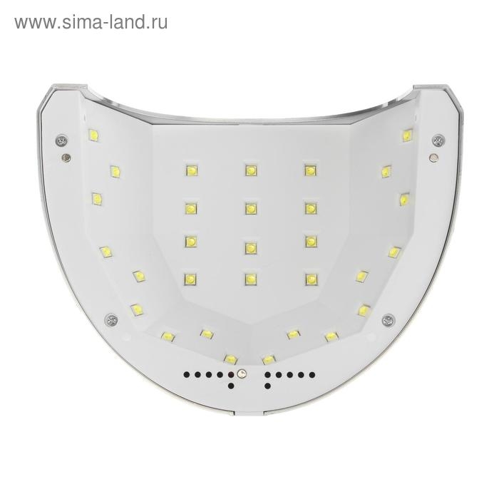 Лампа для гель-лака TNL Shiny, UV/LED, 48 Вт, 30 диодов, таймер 5/30/60 сек, перл.-голубой