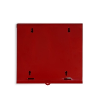 Ящик почтовый &laquo;Письмо&raquo;, горизонтальный, без замка (с петлёй), бордовый