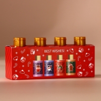 Подарочный набор URAL LAB Happy New Year: гель для душа, 4х100 мл, Новый Год