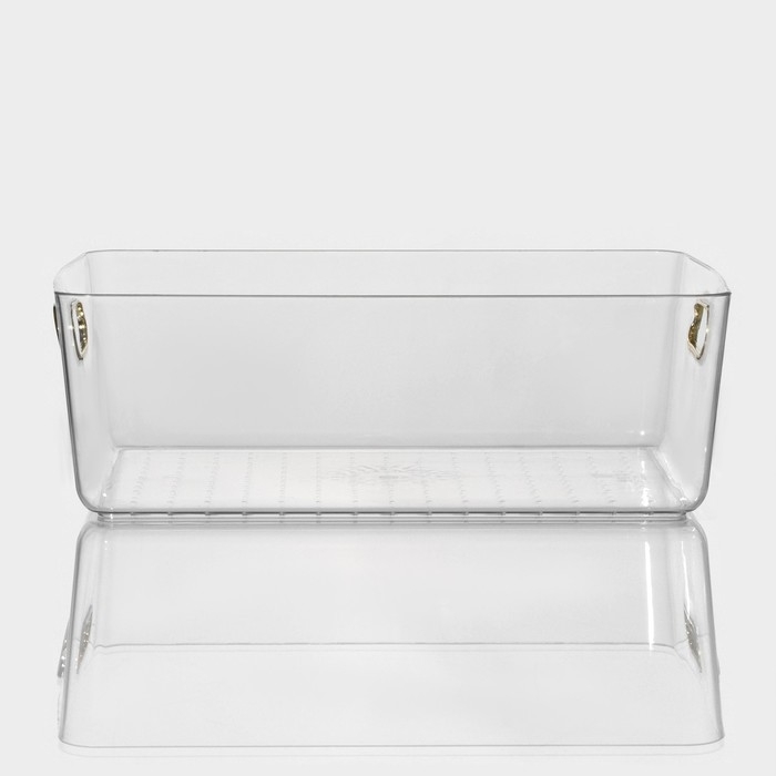 Контейнер для хранения &laquo;Нежность&raquo;, 29&times;20&times;10 см, цвет прозрачный