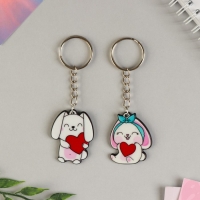 Брелок для ключей парный &laquo;Моей любимке&raquo;, акриловый, 13,3 х 8