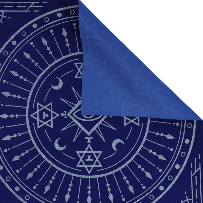 Скатерть для гадания бархатная на Хэллоуин &laquo;Тайный знак&raquo;, 50х50 см, 16+