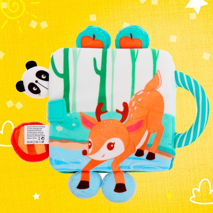 Книжка-шуршалка &laquo;Крокодильчик&raquo;