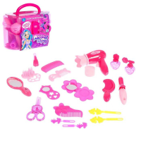 Набор парикмахера &laquo;Модный образ&raquo;, розовый, 19 предметов
