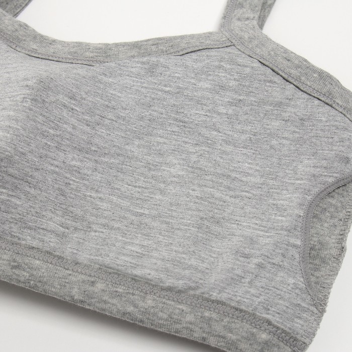 Топ женский цвет серый, размер 42-44