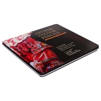 Карандаши цельнографитные, в металлической коробке, 16 цветов