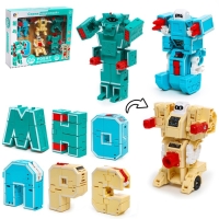 Набор роботов «Алфавит», трансформируются, 6 штук, собираются в 1 робота Набор роботов «Алфавит», трансформируются, 6 штук, собираются в 1 робота