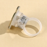 Кольцо с огоньком новогоднее «Подарок», на Новый год, 3 х 3 х 3 см Кольцо с огоньком новогоднее «Подарок», на Новый год, 3 х 3 х 3 см