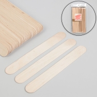 Шпатели для депиляции, деревянные, 20 &times; 2,3 см, 50 шт