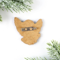 Значок новогодний закатной «Новый год: чирикать», 5,6 см. Значок новогодний закатной «Новый год: чирикать», 5,6 см.