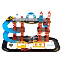 Парковка Racing, с лифтом, 4 машинки, 3 уровня Парковка Racing, с лифтом, 4 машинки, 3 уровня