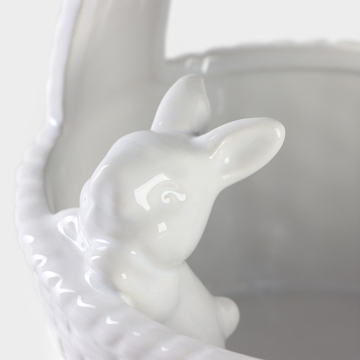 Конфетница Доляна &laquo;Зайка&raquo;, 650 мл, 17&times;14,5&times;18,5 см