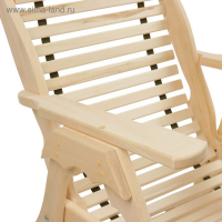 Кресло-качалка на ленте, 70&times;130&times;120см, из липы, "Добропаровъ"