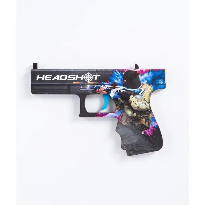 Набор сувенирное оружие &laquo;Headshot&raquo;, пистолет, штык-нож, нож тычковый, 3 шт