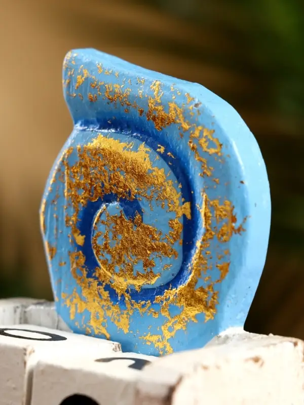 Календарь настольный &laquo;Ракушка&raquo;, 7&times;4&times;9 см, дерево, синий