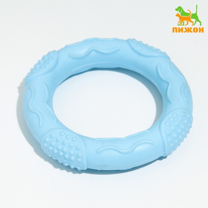 Игрушка жевательная Игрушка жевательная "Волна", TPR, 7 х 1 см, голубая