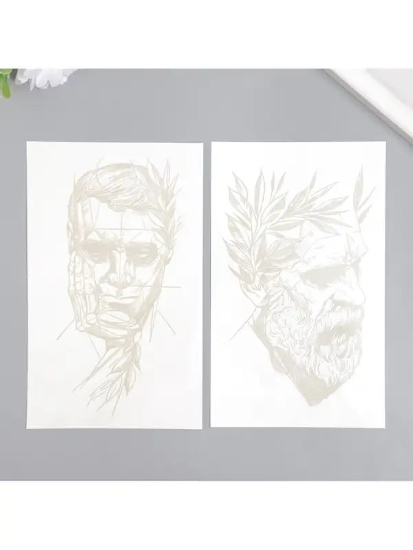 Переводная тату на тело &laquo;Скульптура&raquo;, 18&times;11 см