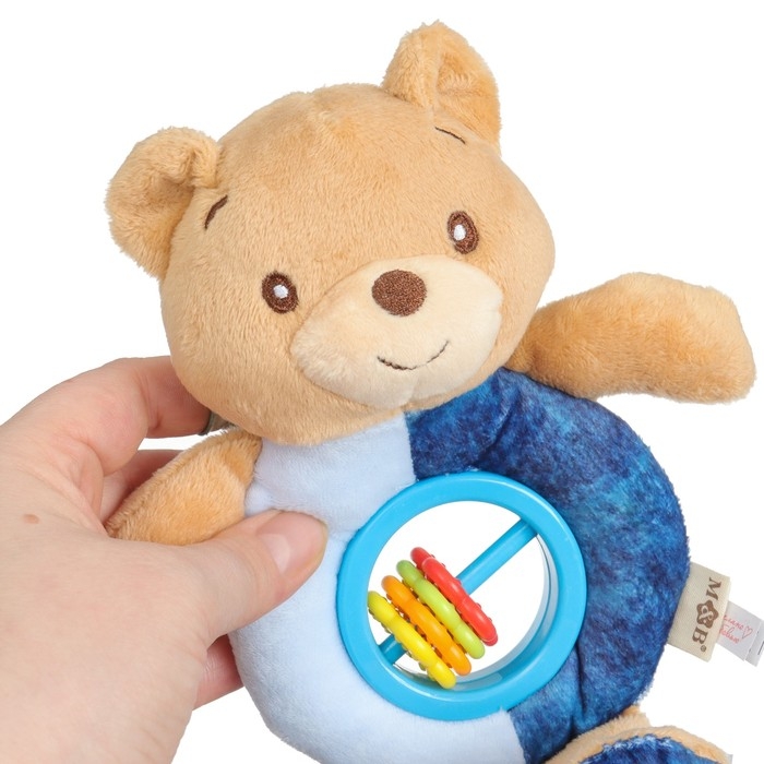 Игрушка-погремушка мягкая &laquo;Мишка&raquo;, Mum&Baby